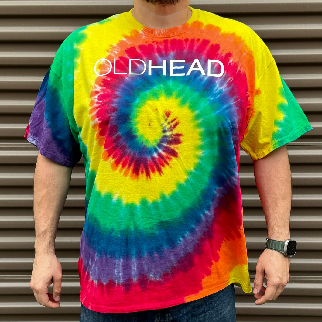 OLDHEAD 'Rainbow Tie-Dye' T-Shirt